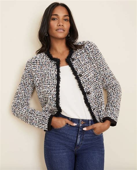 best chanel look alike jackets|zara chanel style tweed jacket.